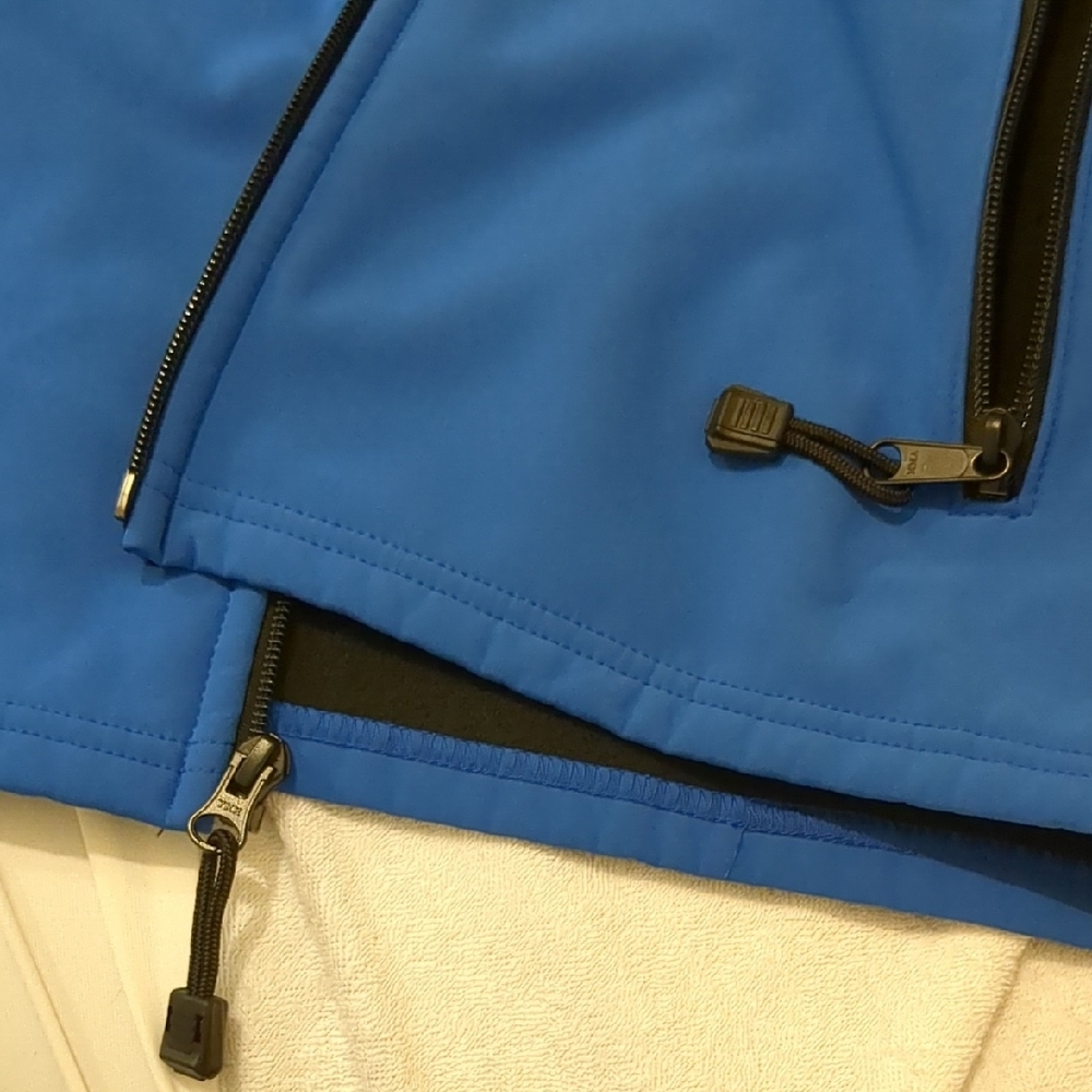 Blue and Black Women's Vest - Picture 3 of 5